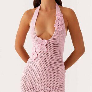 Peppermayo Crochet Mini Dress